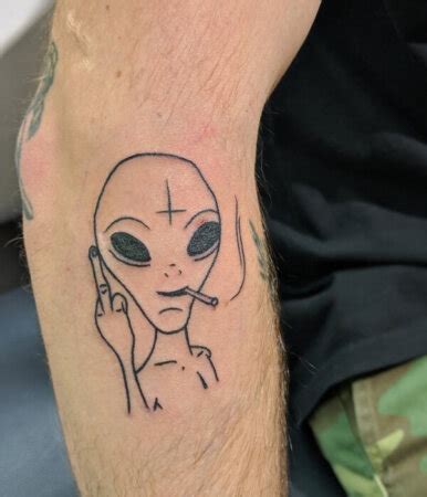 gucci alien tatto